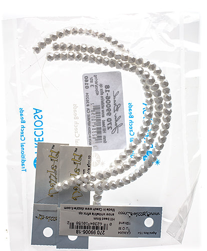 Czech Fire Polish Hill Bead 6mm