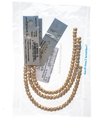 Czech Fire Polish Hill Bead 6mm