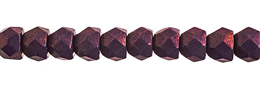 Czech Fire Polish Hill Bead 6mm