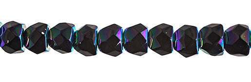 Czech Fire Polish Hill Bead 6mm