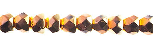 Czech Fire Polish Hill Bead 6mm