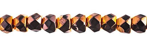 Czech Fire Polish Hill Bead 6mm