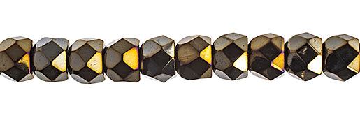 Czech Fire Polish Hill Bead 6mm