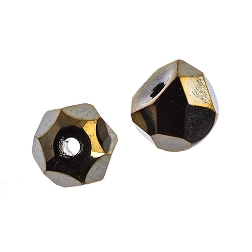 Czech Fire Polish Hill Bead 6mm