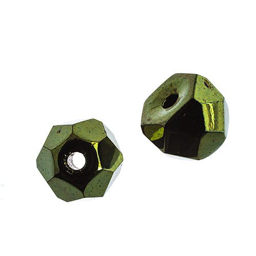 Czech Fire Polish Hill Bead 6mm