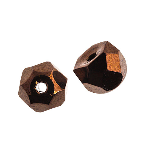 Czech Fire Polish Hill Bead 6mm