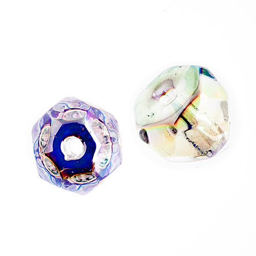 Czech Fire Polish Hill Bead 8mm