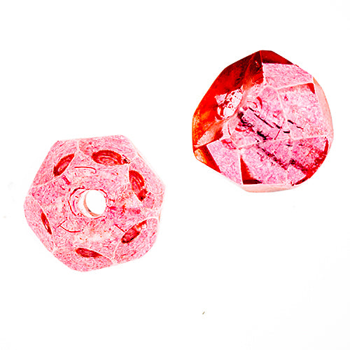 Czech Fire Polish Hill Bead 8mm