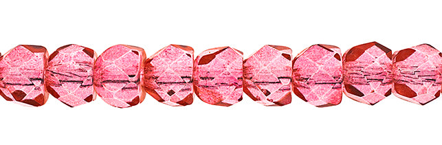 Czech Fire Polish Hill Bead 8mm