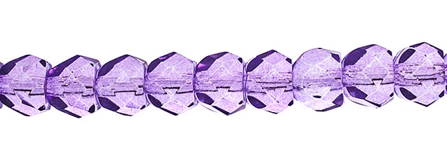 Czech Fire Polish Hill Bead 8mm