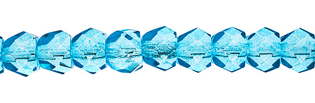 Czech Fire Polish Hill Bead 8mm