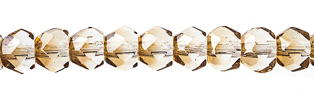 Czech Fire Polish Hill Bead 8mm