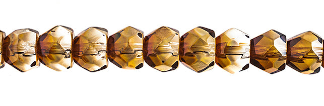 Czech Fire Polish Hill Bead 8mm