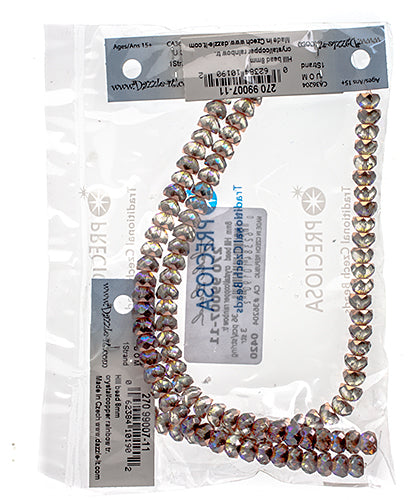 Czech Fire Polish Hill Bead 8mm