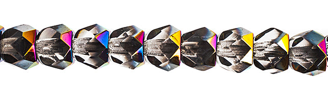 Czech Fire Polish Hill Bead 8mm