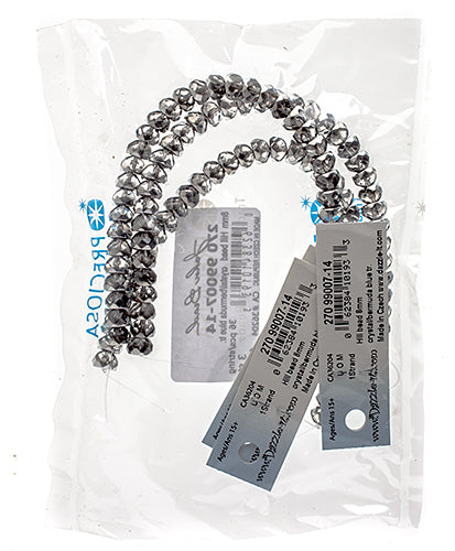 Czech Fire Polish Hill Bead 8mm