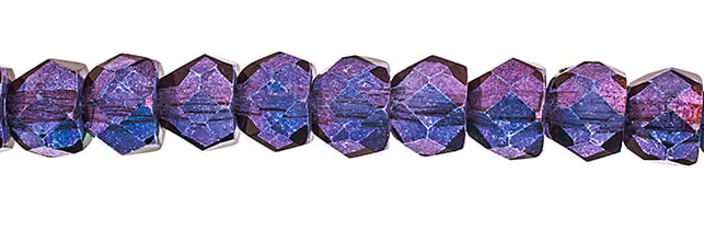 Czech Fire Polish Hill Bead 8mm