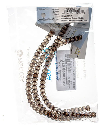 Czech Fire Polish Hill Bead 8mm