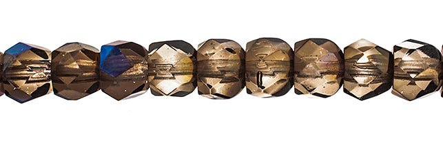 Czech Fire Polish Hill Bead 8mm