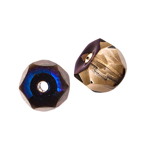 Czech Fire Polish Hill Bead 8mm