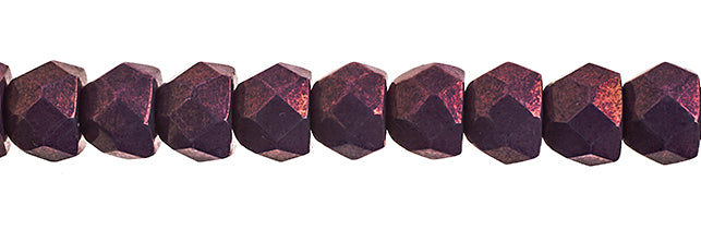 Czech Fire Polish Hill Bead 8mm