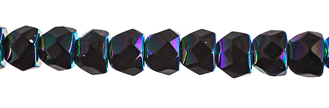 Czech Fire Polish Hill Bead 8mm