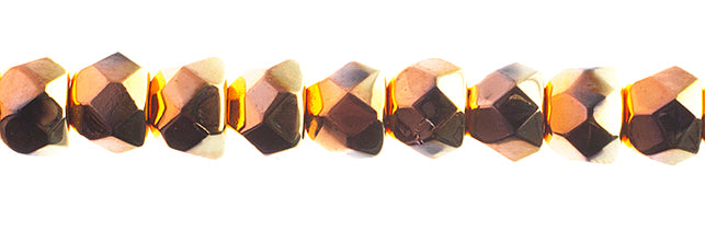 Czech Fire Polish Hill Bead 8mm