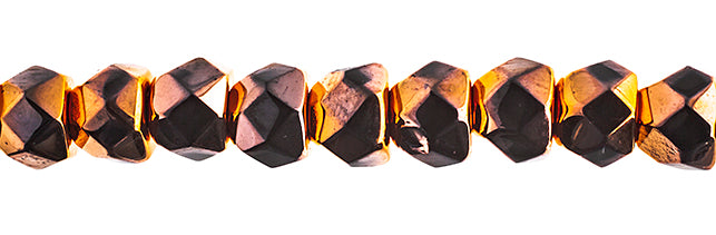 Czech Fire Polish Hill Bead 8mm