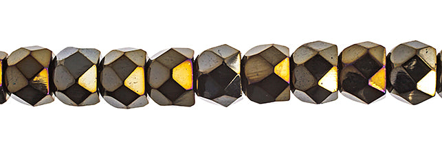 Czech Fire Polish Hill Bead 8mm