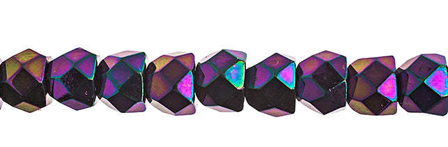 Czech Fire Polish Hill Bead 8mm