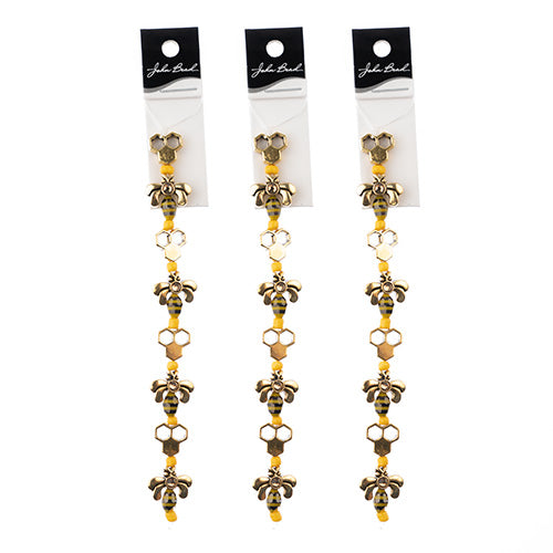 5 Inch Bead Strand Honeycomb And Bees