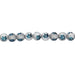 Glass Beads 7in Strand 10mm Round Matt Transparent 