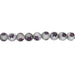 Glass Beads 7in Strand 10mm Round Matt Transparent 