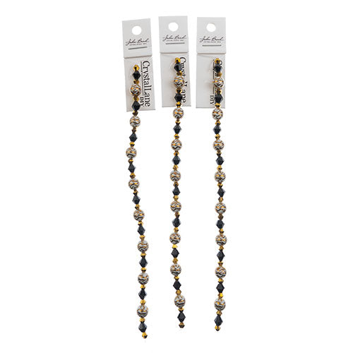 Crystal Lane Diy Designer 7in Bead Strand Glass Faceted Nuggets Rainbow Mix Approx 12x16mm