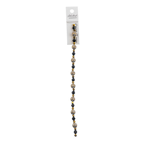Crystal Lane Diy Designer 7in Bead Strand Glass Faceted Nuggets Rainbow Mix Approx 12x16mm