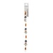 Crystal Lane DIY Designer Holiday 7in Bead Strand Glass Lampwork Snowman Hugs with Gold