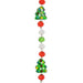 Crystal Lane DIY Designer Holiday 7in Bead Strand Glass Lampwork Christmas Tree w/Red White Green
