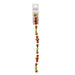Crystal Lane DIY Designer Holiday 7in Bead Strand Glass Large Gold Rondelle with Green and Red