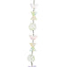 Crystal Lane DIY Flower 7in Bead Strand Green/Crystal Tulips, Roses, Butterflies Mix