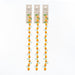 Crystal Lane DIY Flower 7in Bead Strand Pear & Leaf Mix - 14pcs