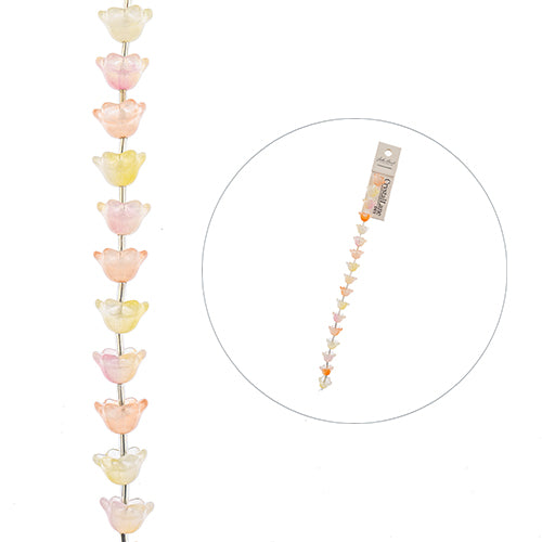 Crystal Lane DIY Flower 7in Bead Strand Flower Mix