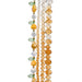 Crystal Lane DIY Flower 7in Bead Strand Flower/Faceted Rondelle Ombre Mix