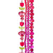 Crystal Lane DIY Flower 7in Bead Strand Flower/Faceted Rondelle Ombre Mix