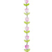 Crystal Lane DIY Flower 7in Bead Strand Tulip 14x16mm 9pcs