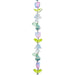 Crystal Lane DIY Flower 7in Bead Strand Tulip/Faceted Pear Mix Purple/Blue 