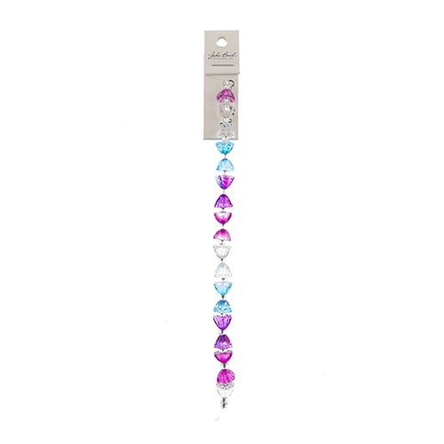 Crystal Lane DIY Flower 7in Bead Strand Lotus 10mm