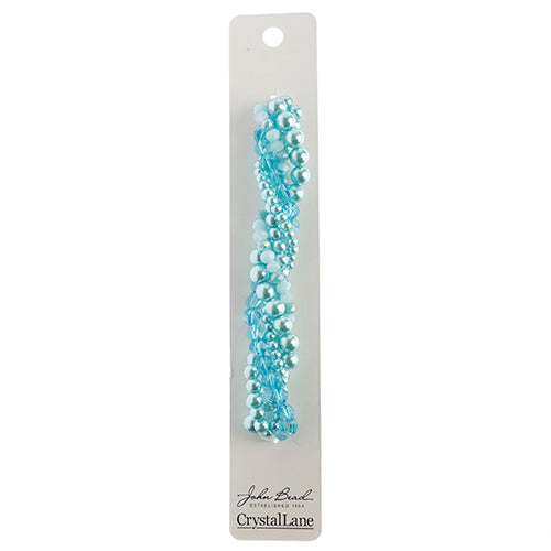 Crystal Lane Twisted Bead Strands Mix - Bellflower