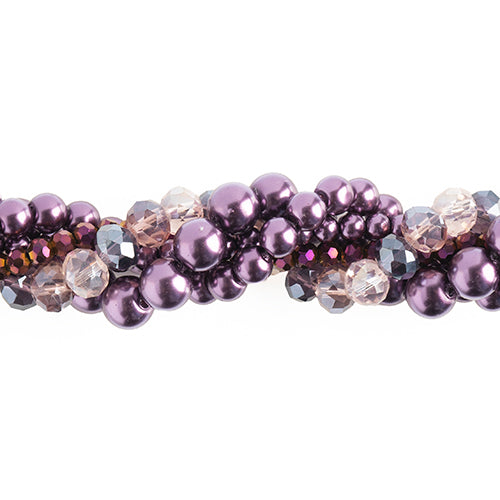Crystal Lane Twisted Bead Strands Mix - Wisteria