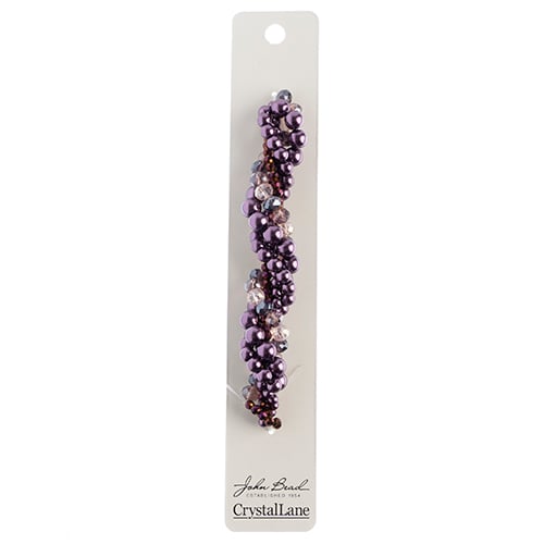 Crystal Lane Twisted Bead Strands Mix - Wisteria