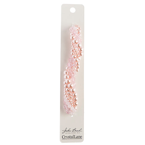 Crystal Lane Twisted Bead Strands Mix - Camellia